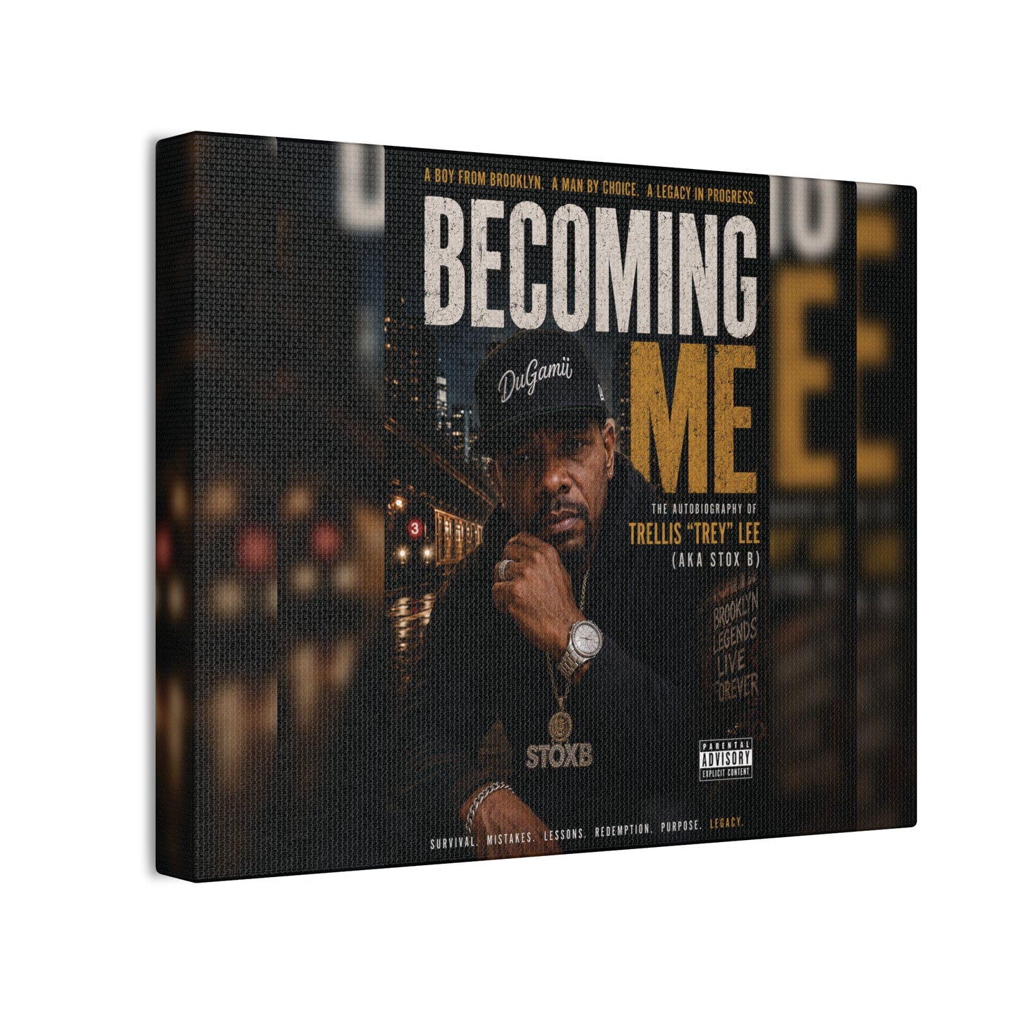 Becoming Me - Stretched Canvas Album Art Print