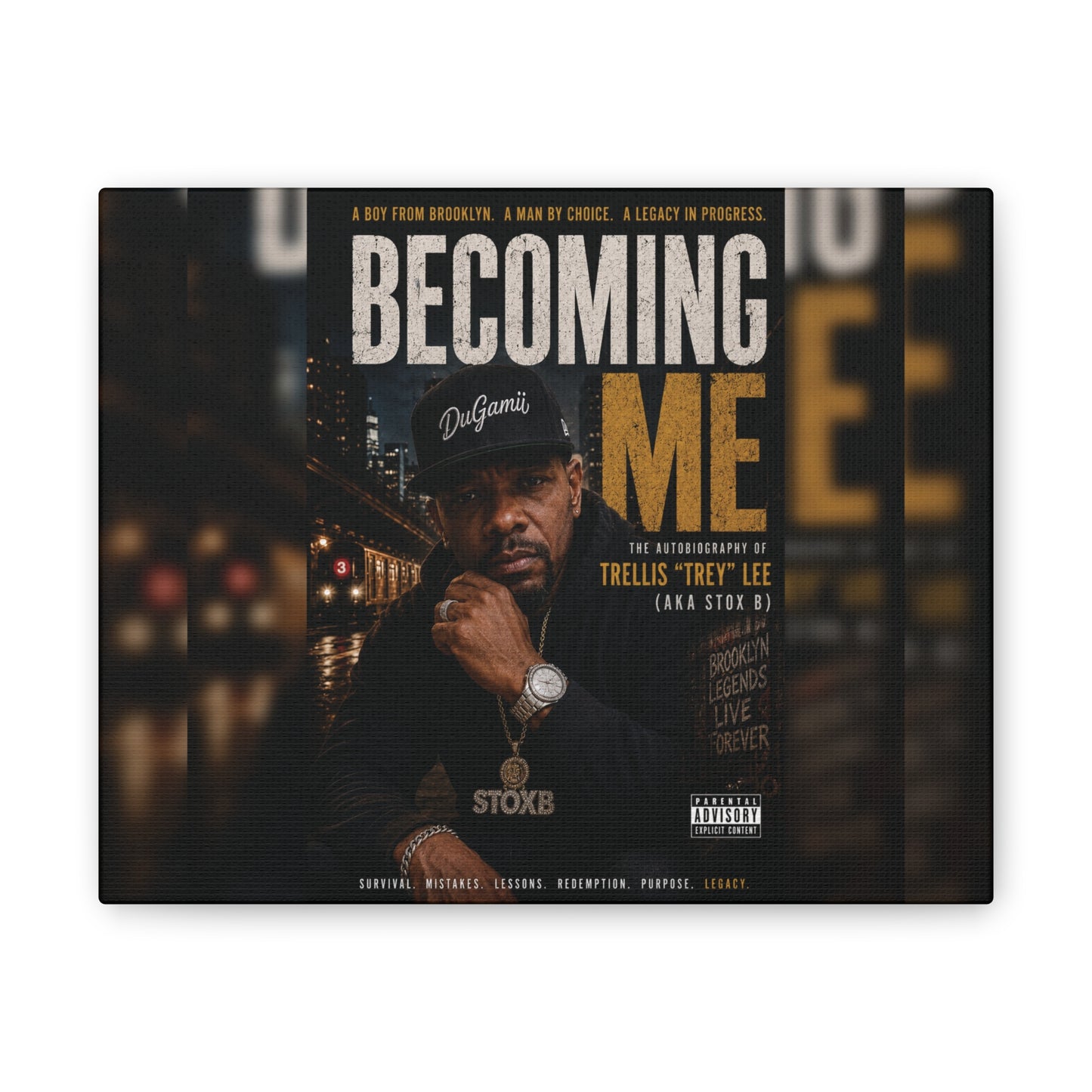 Becoming Me - Stretched Canvas Album Art Print