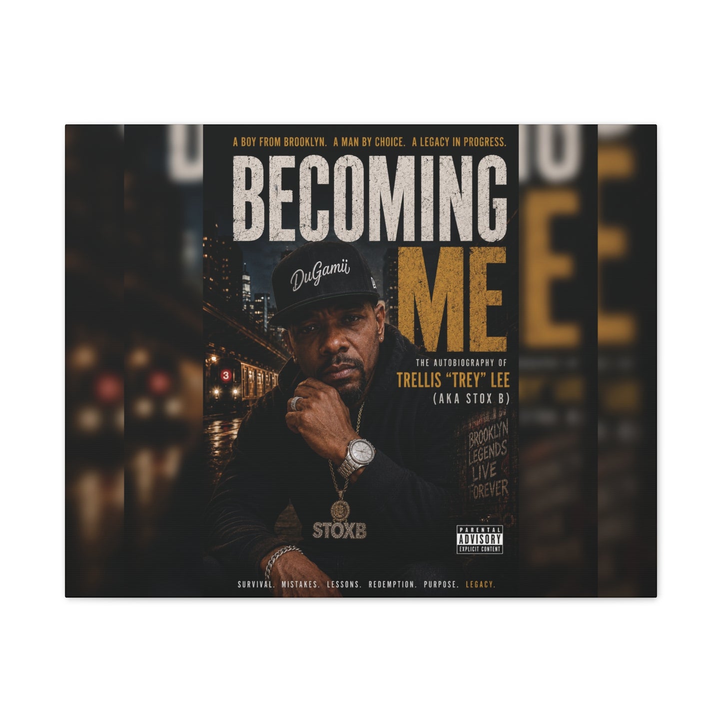 Becoming Me - Stretched Canvas Album Art Print