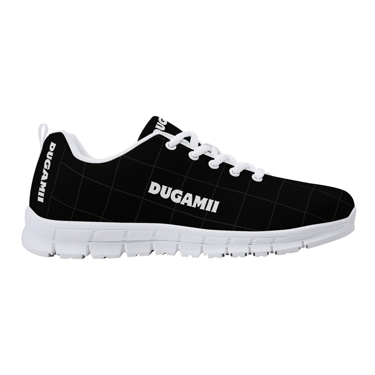 Mens DuGamii Signature Black Mesh Running Shoes