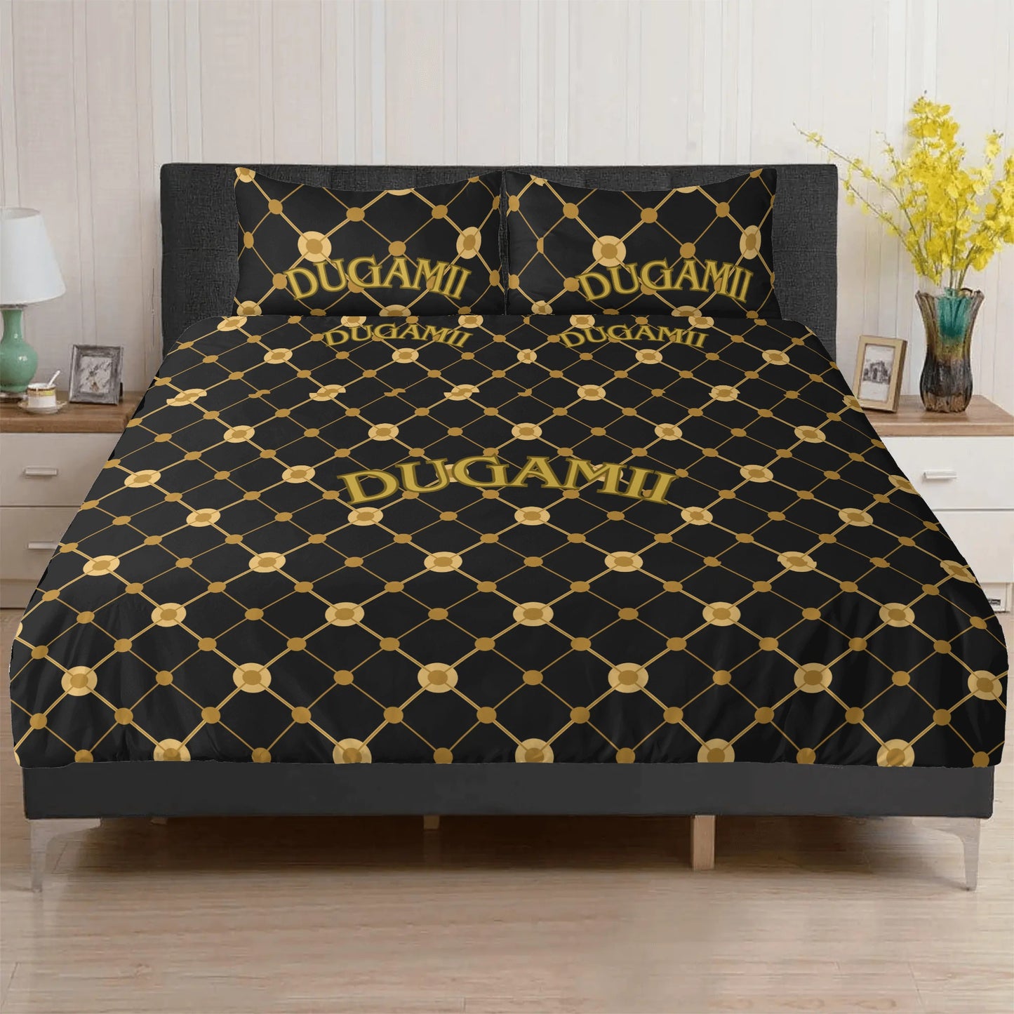 3 Pcs DuGamii Bed Set