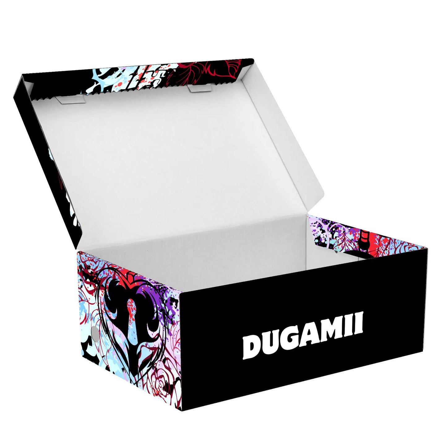 Men's White DuGamii Lock and Key "Limited Edition" Running Sneakers & Box