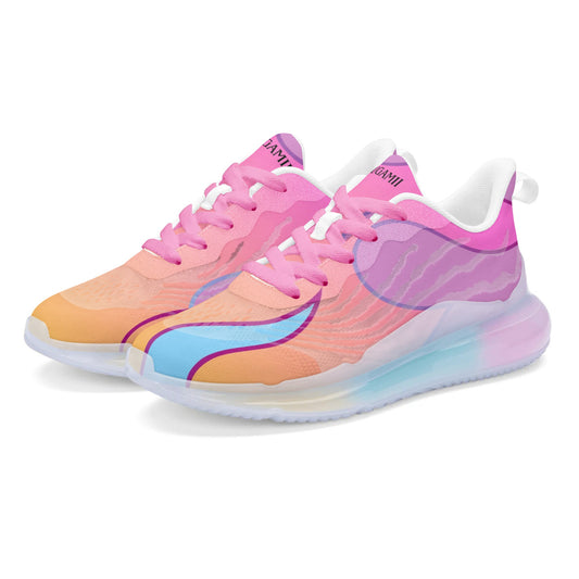 Womens DuGamii Rainbow Atmospheric Cushion Running Sneakers