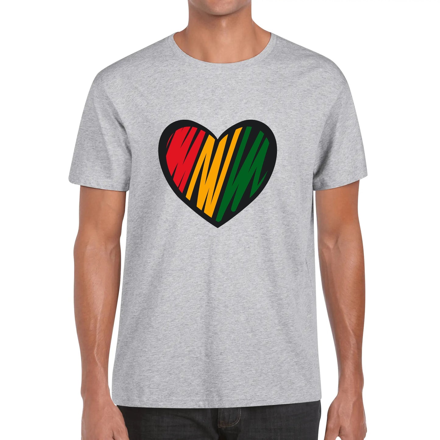 Mens DuGamii Heart Of Africa Cotton T-Shirt