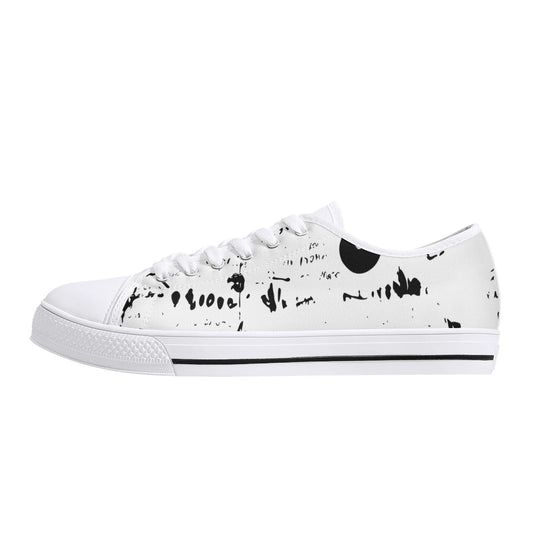 Mens DuGamii High Top Canvas Shoes With Word Art