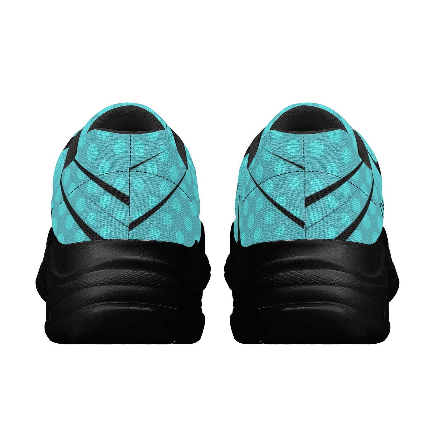 Mens DuGamii Chunky Black And Blue Sneakers