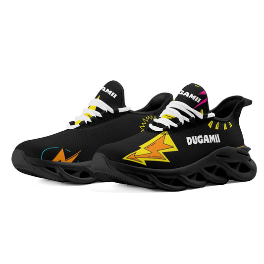 Men's DuGamii Premium M-Sole "1st Strike" Black Training Sneakers