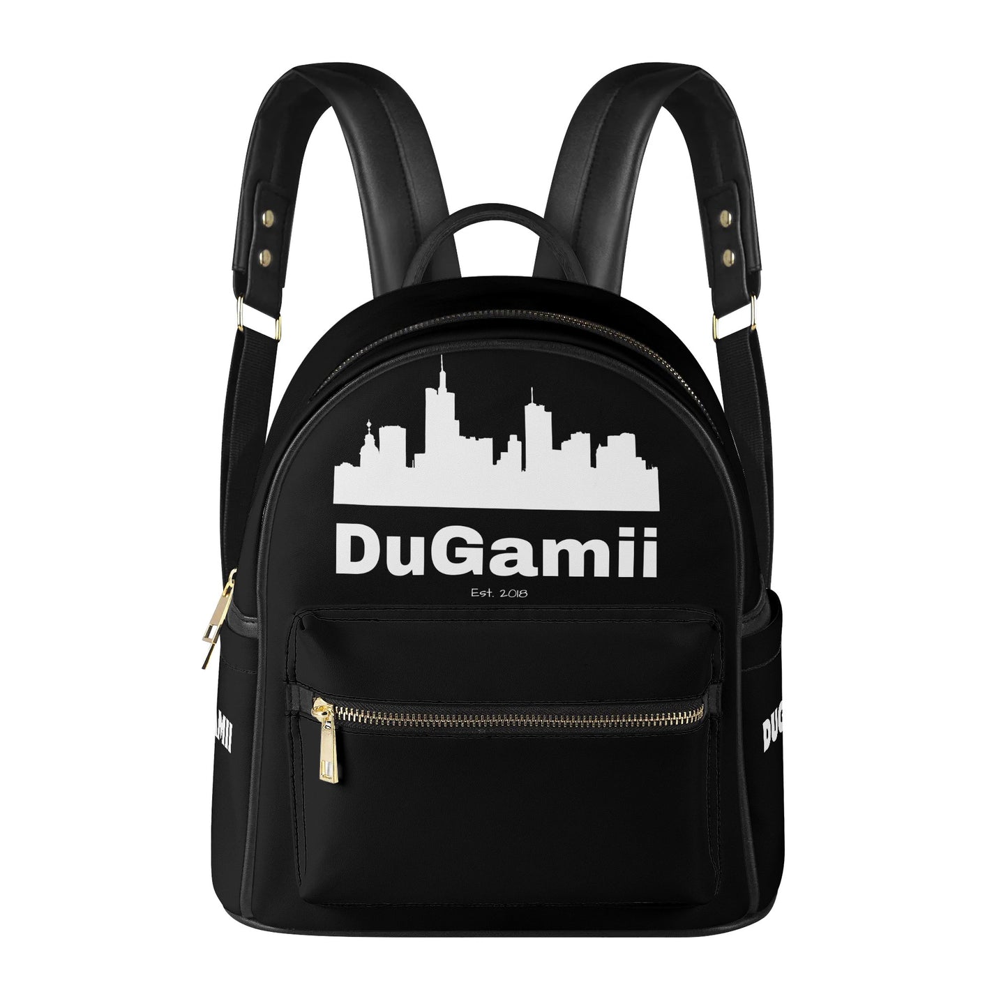 DuGamii Casual PU Leather Backpack
