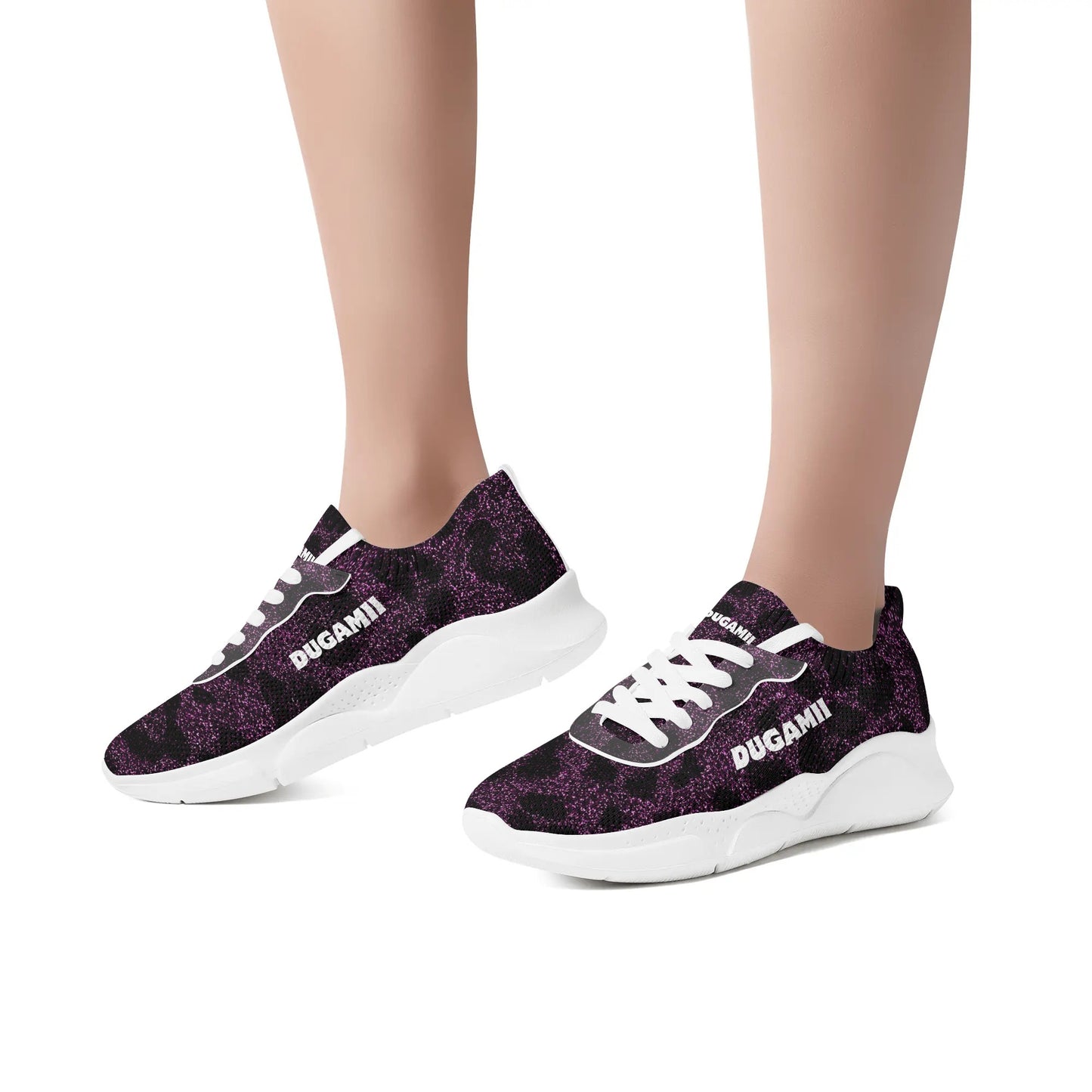 Womens DuGamii Soft Mesh Gymnastics Chunky Bottom Sneakers