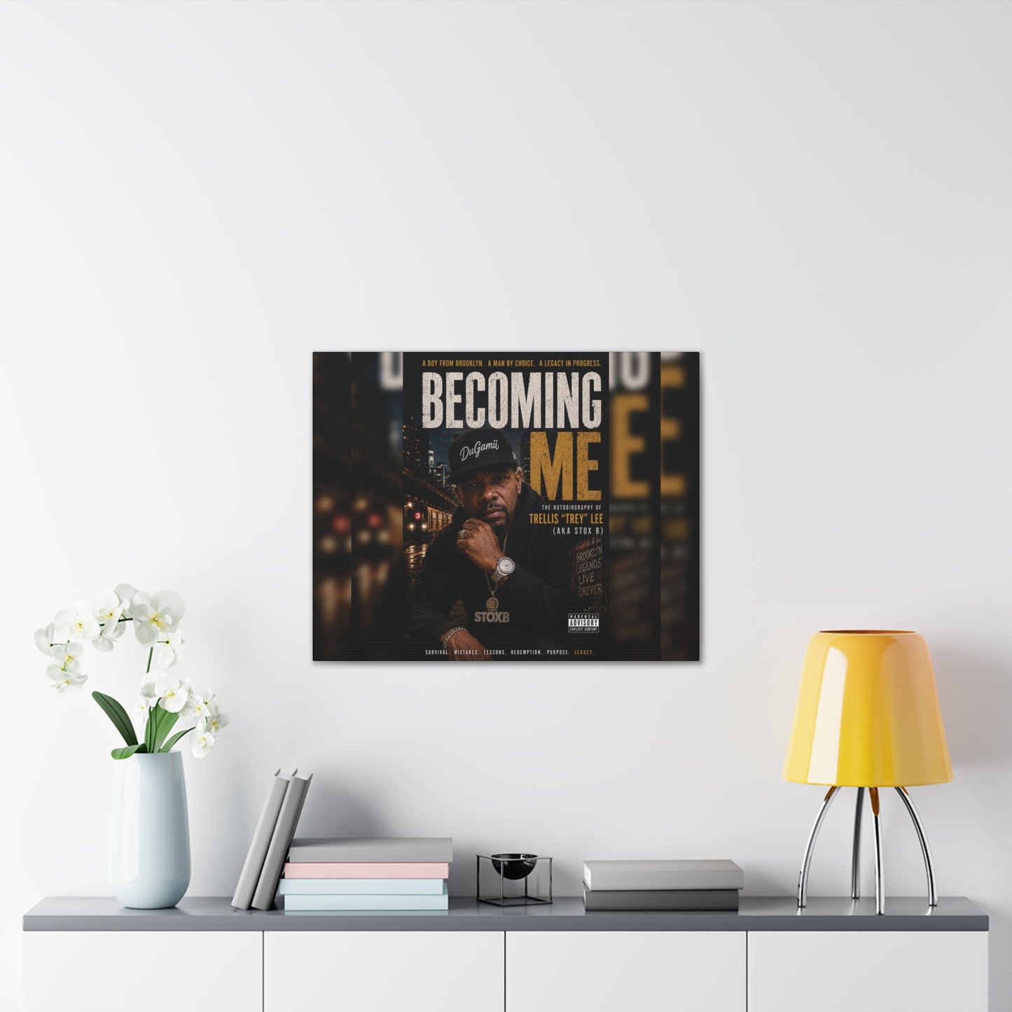 Becoming Me - Stretched Canvas Album Art Print