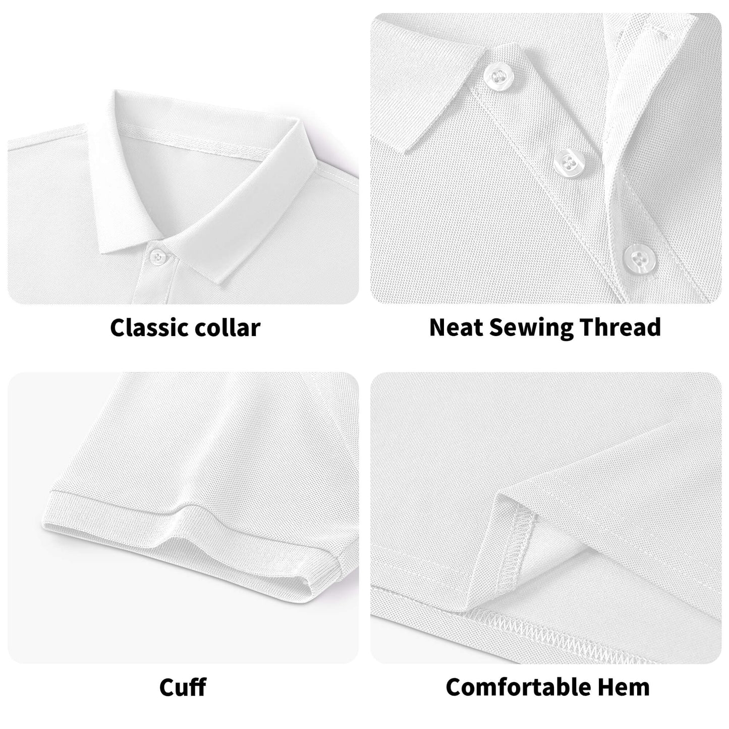 DuGamii Unisex Cotton Casual Top Button Shirt