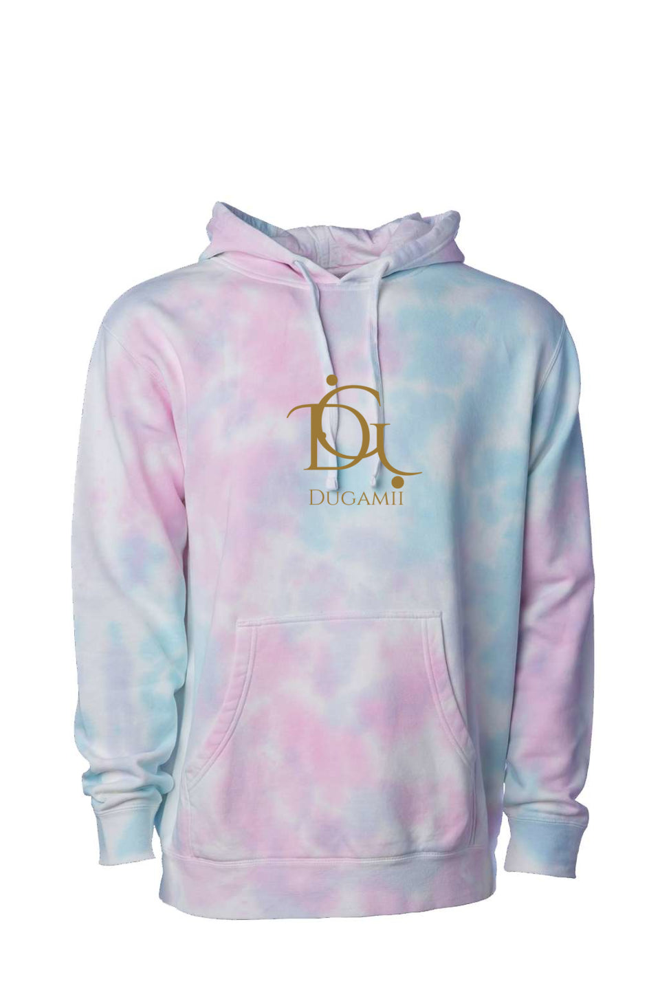 Dugamii Tie Dye Cotton Candy Hoodie