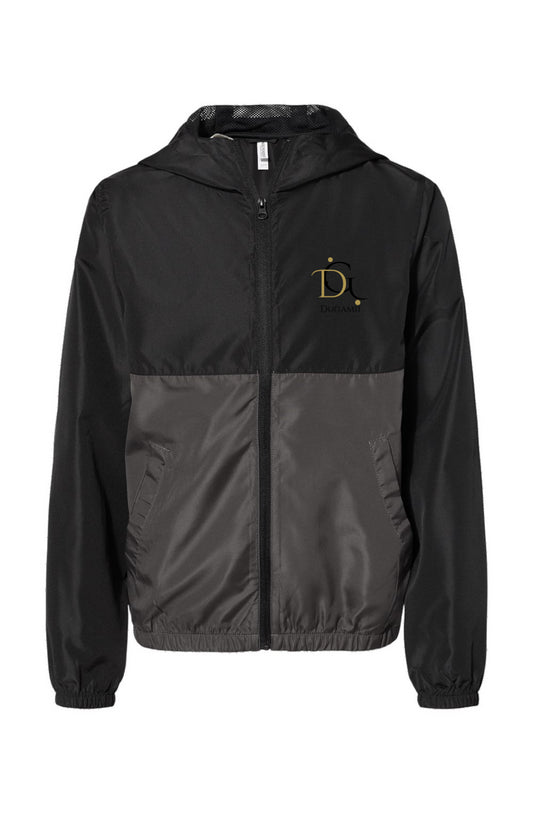 Dugamii Youth Black Graphite Windbreaker Jacket