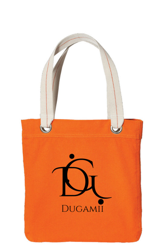 Dugamii Bright Orange Tote Bag