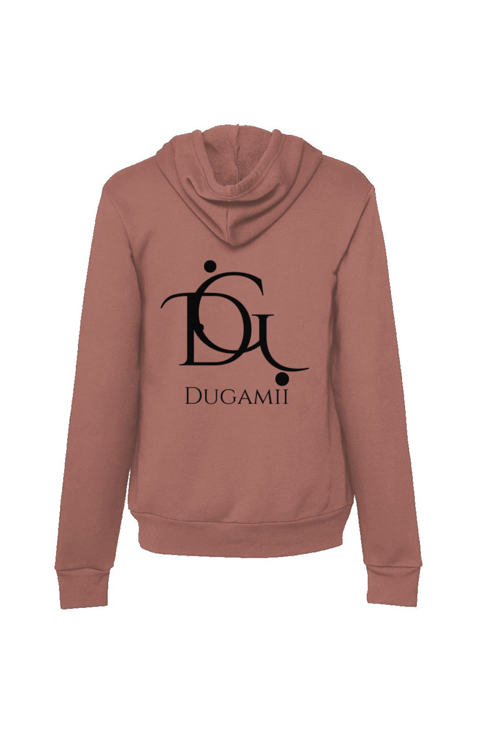 New DuGamii Mauve Sponge Fleece Pullover Hoodie