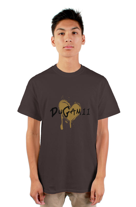 DuGamii Men's Gold Heart T-Shirt