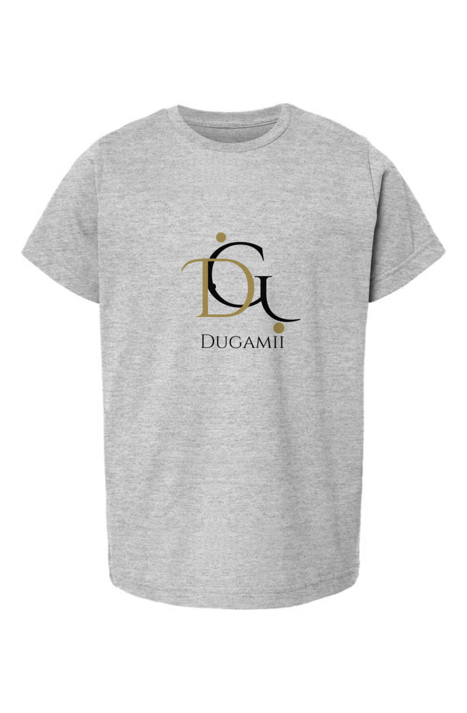 DuGamii Youth Logo Print Grey T-Shirt