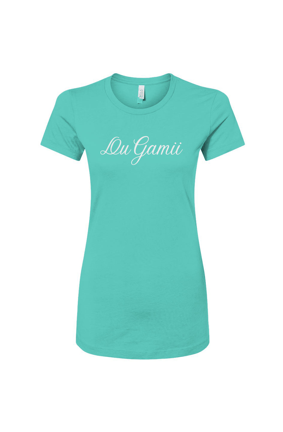 Women's DuGamii Teal Slim Fit Tee