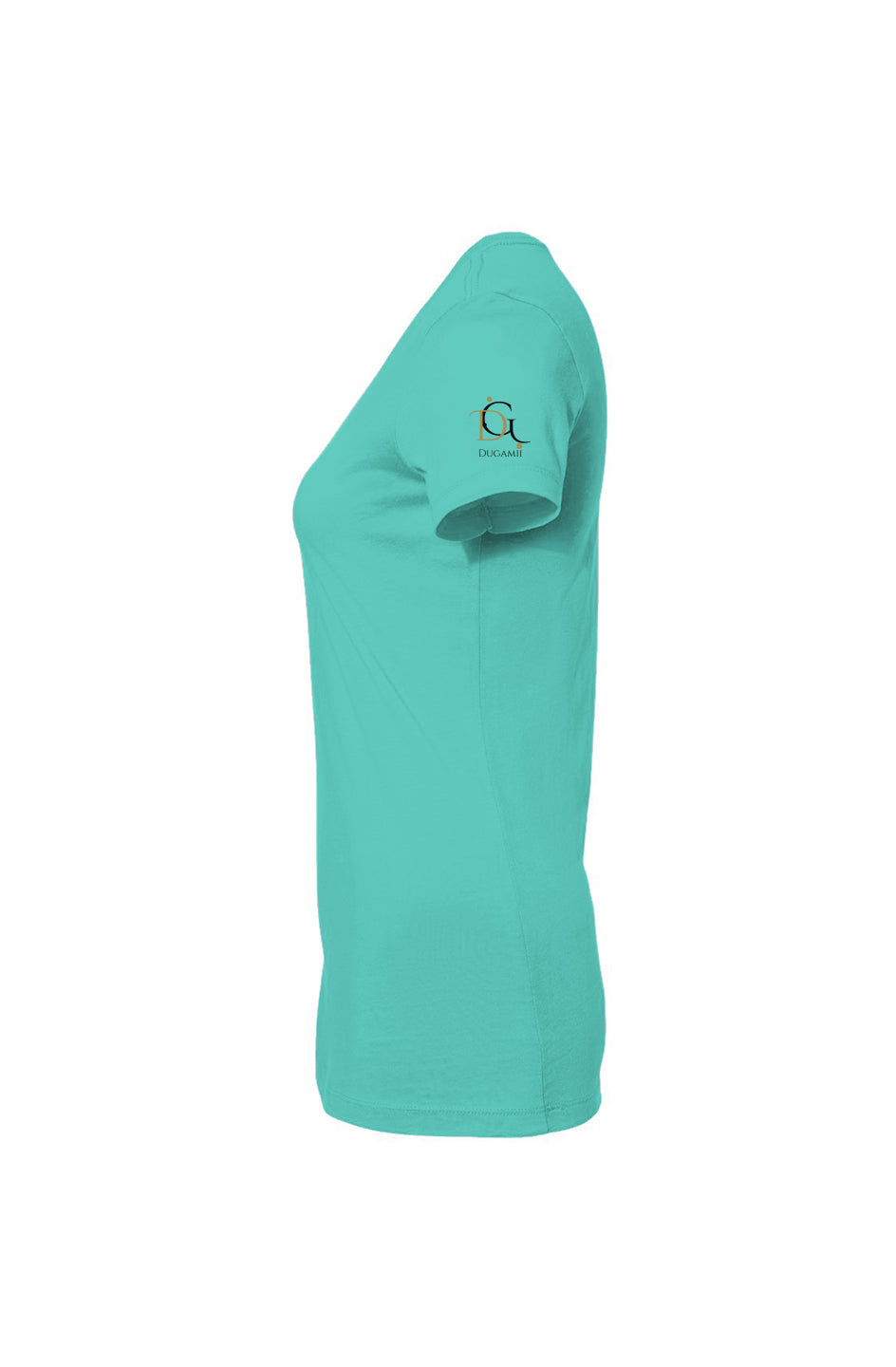 Women's DuGamii Teal Slim Fit Tee