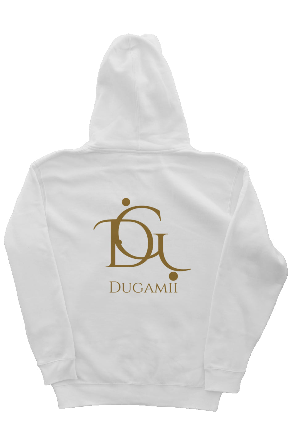 Men's White DuGamii Premium Heavyweight "Teddy Bear" Hoodie