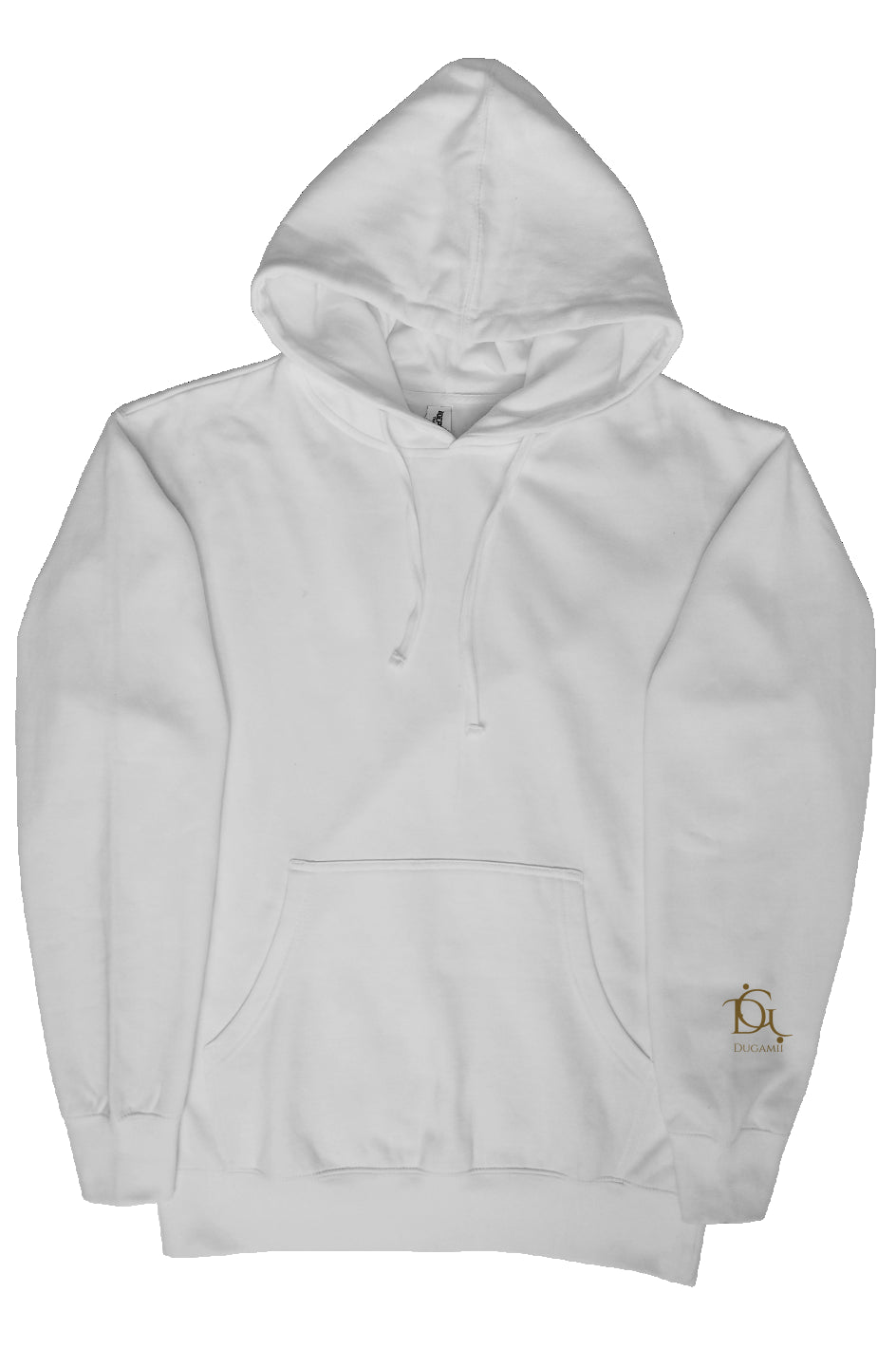 Men's White DuGamii Premium Heavyweight "Teddy Bear" Hoodie