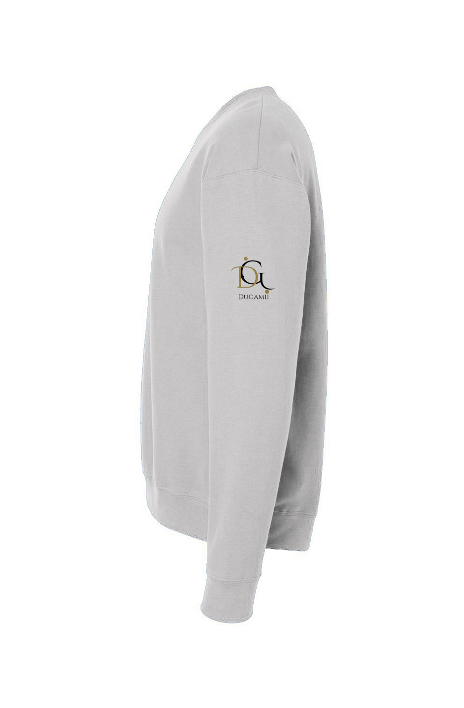 DuGamii "King's Crown" White Fleece Sweatshirt