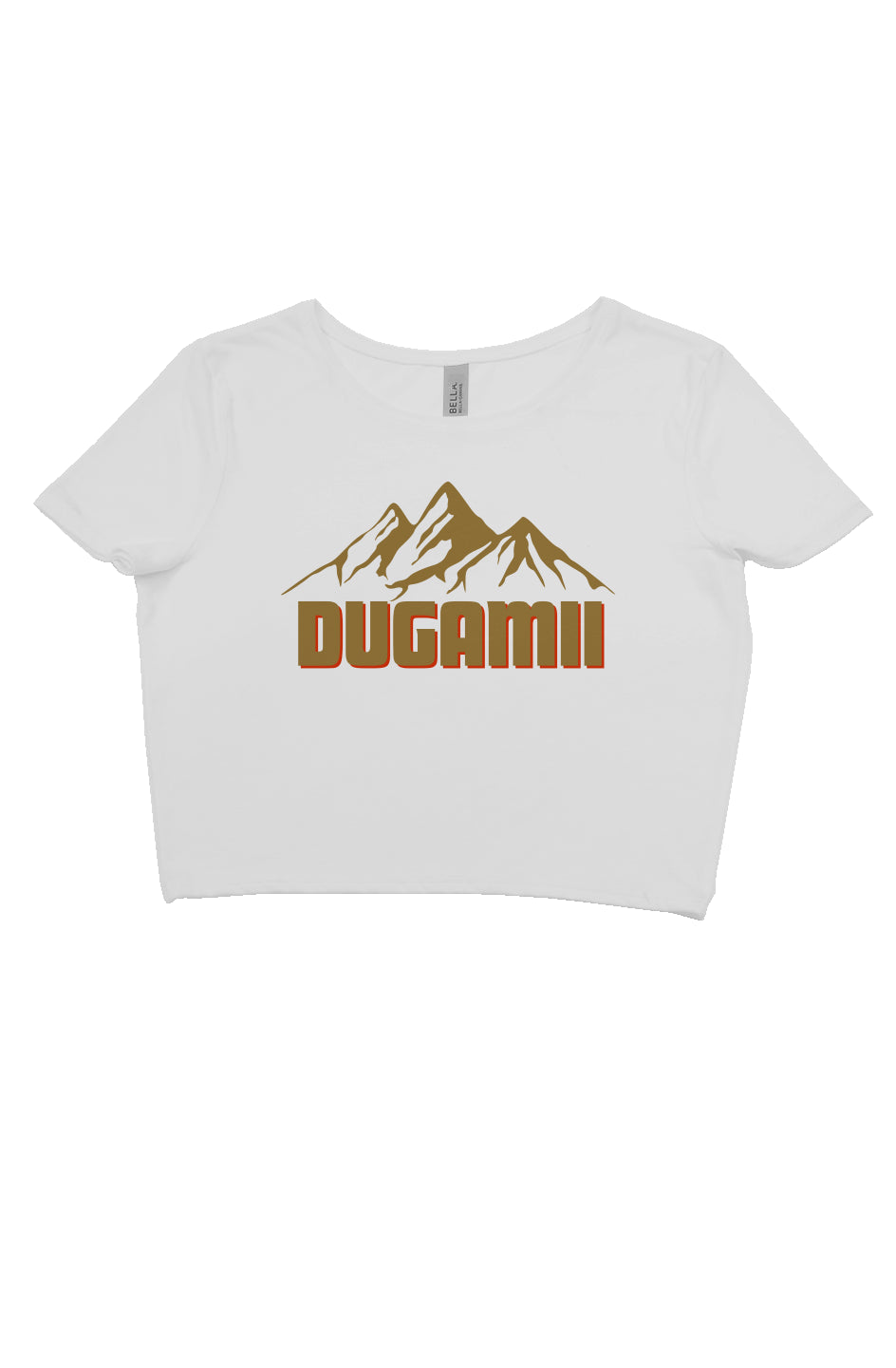 Women's DuGamii White Crop Tee