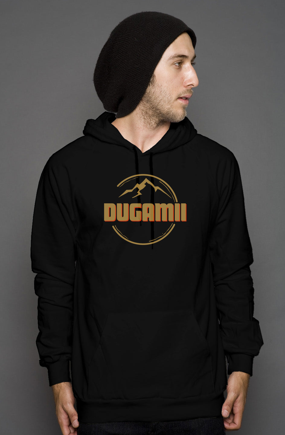 DuGamii Golden Frame Pullover Hoody