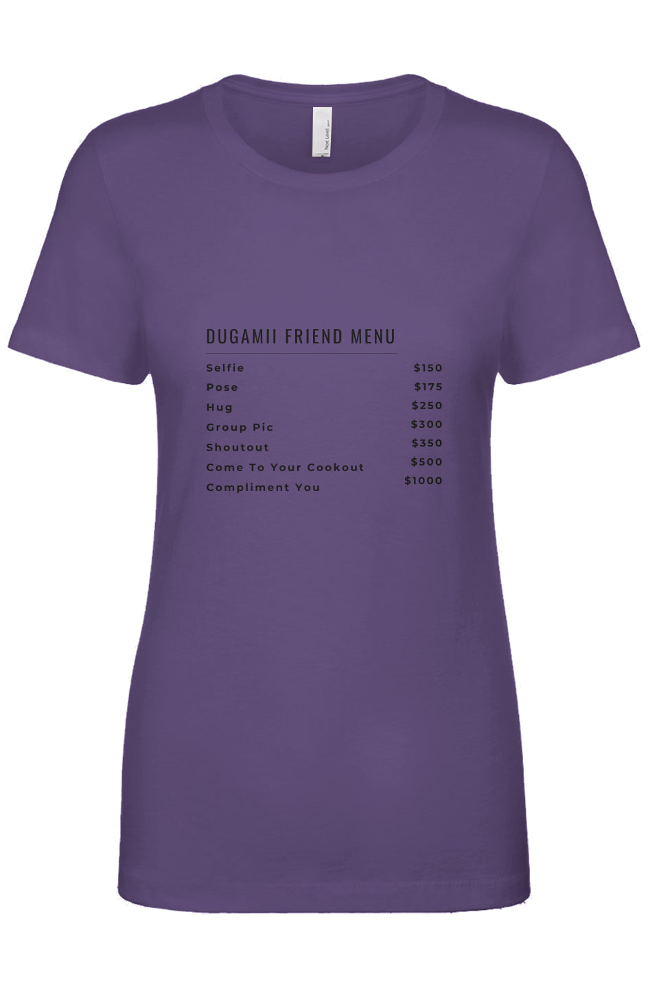 DuGamii Women's Boyfriend Crew