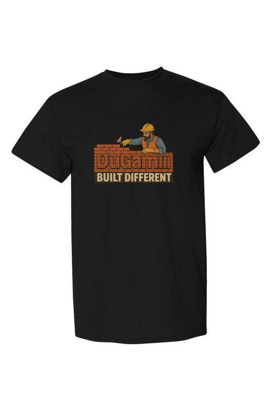 DuGamii Unisex "Built Different" T-Shirt