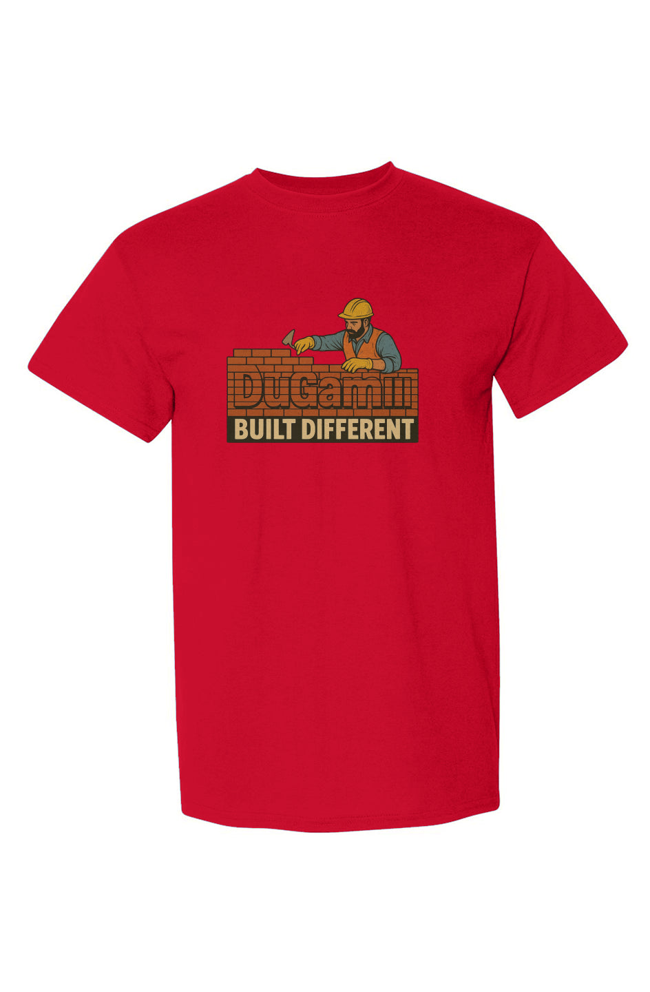 DuGamii Unisex "Built Different" T-Shirt