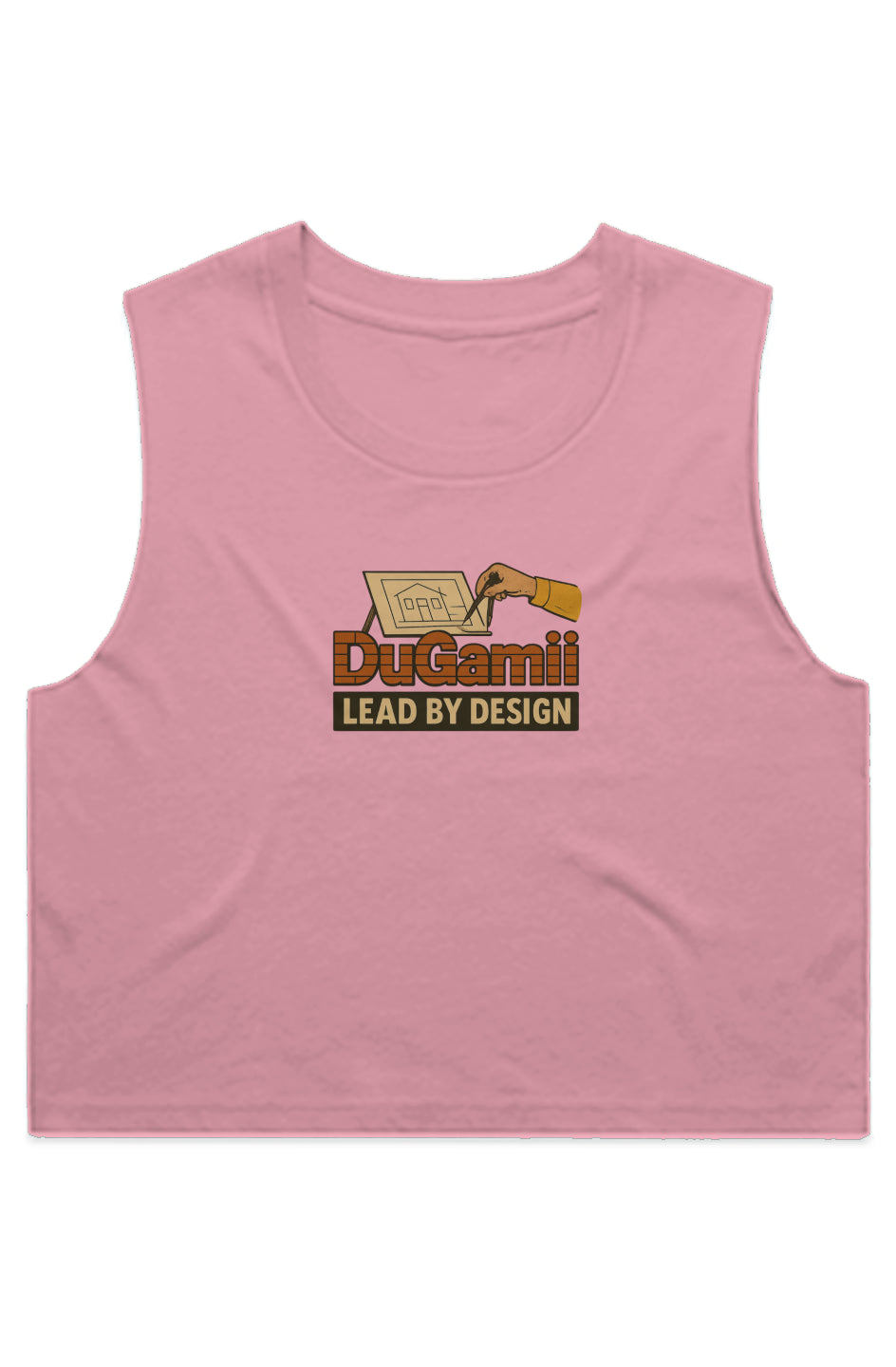 DuGamii Woman's "Lead By Design" Crop Top Tank