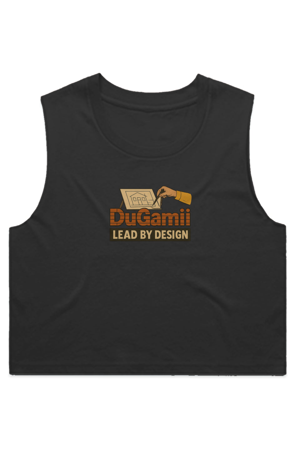 DuGamii Woman's "Lead By Design" Crop Top Tank