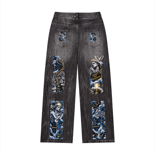 DuGamii Vaulted Edition — Higher Ground Statement Jeans