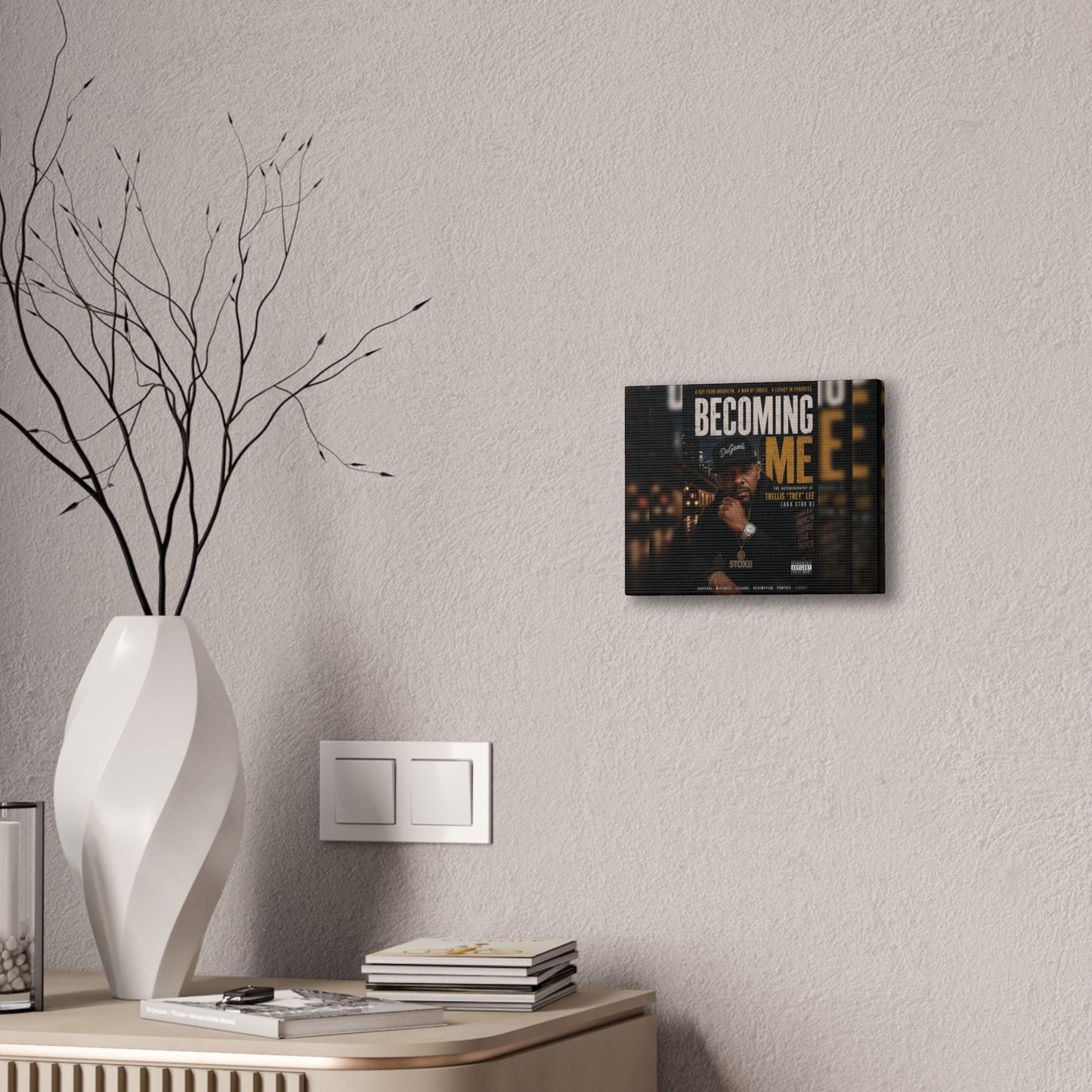Becoming Me - Stretched Canvas Album Art Print