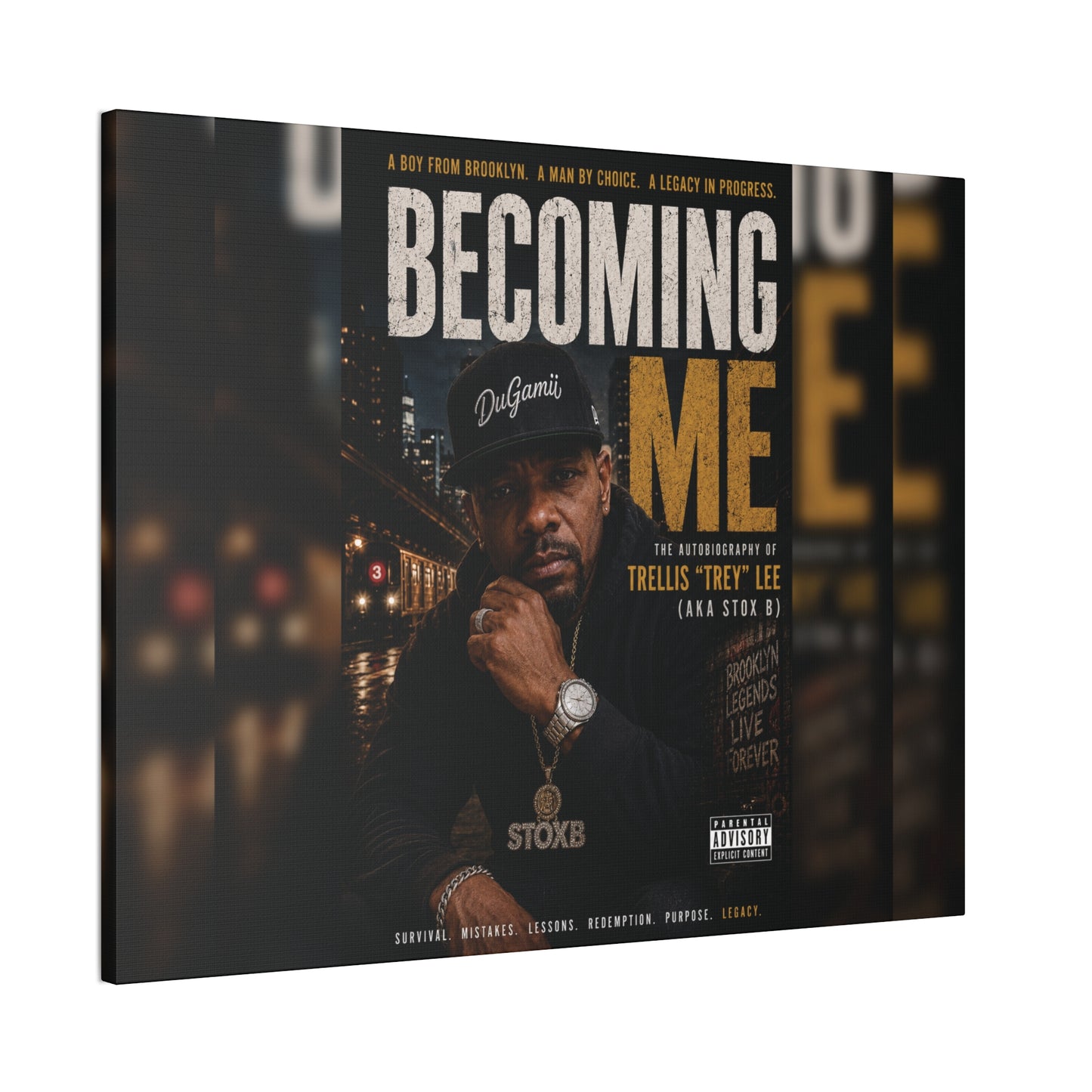 Becoming Me - Stretched Canvas Album Art Print