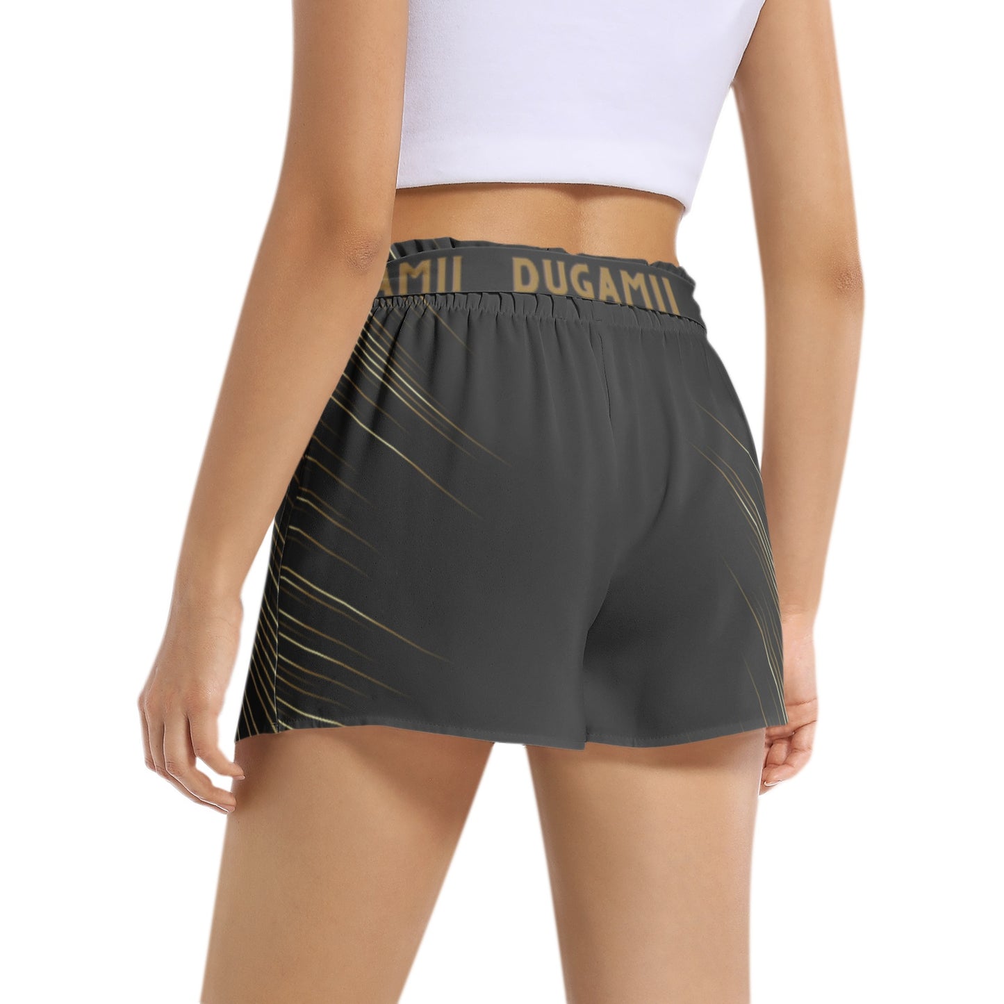 DuGamii Women's Belted Short