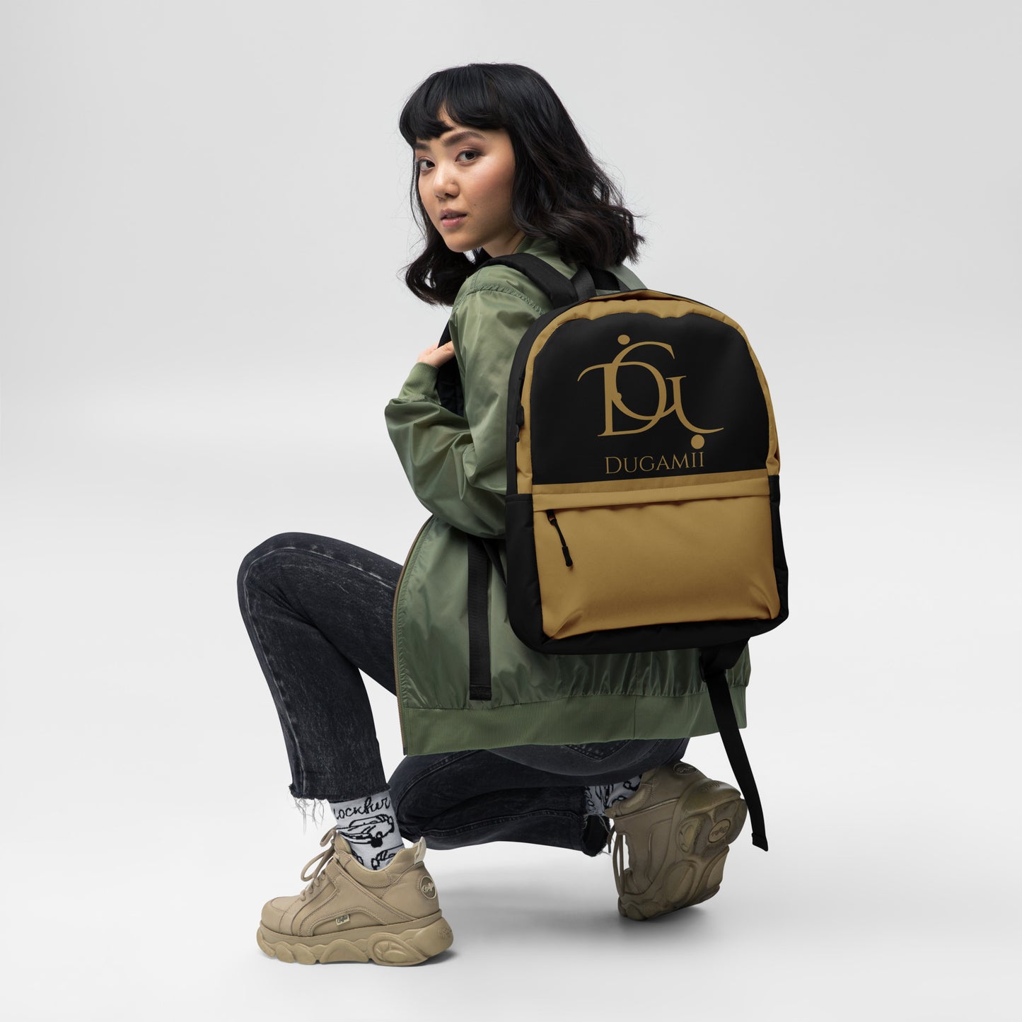 DuGamii Logo Printed Backpack