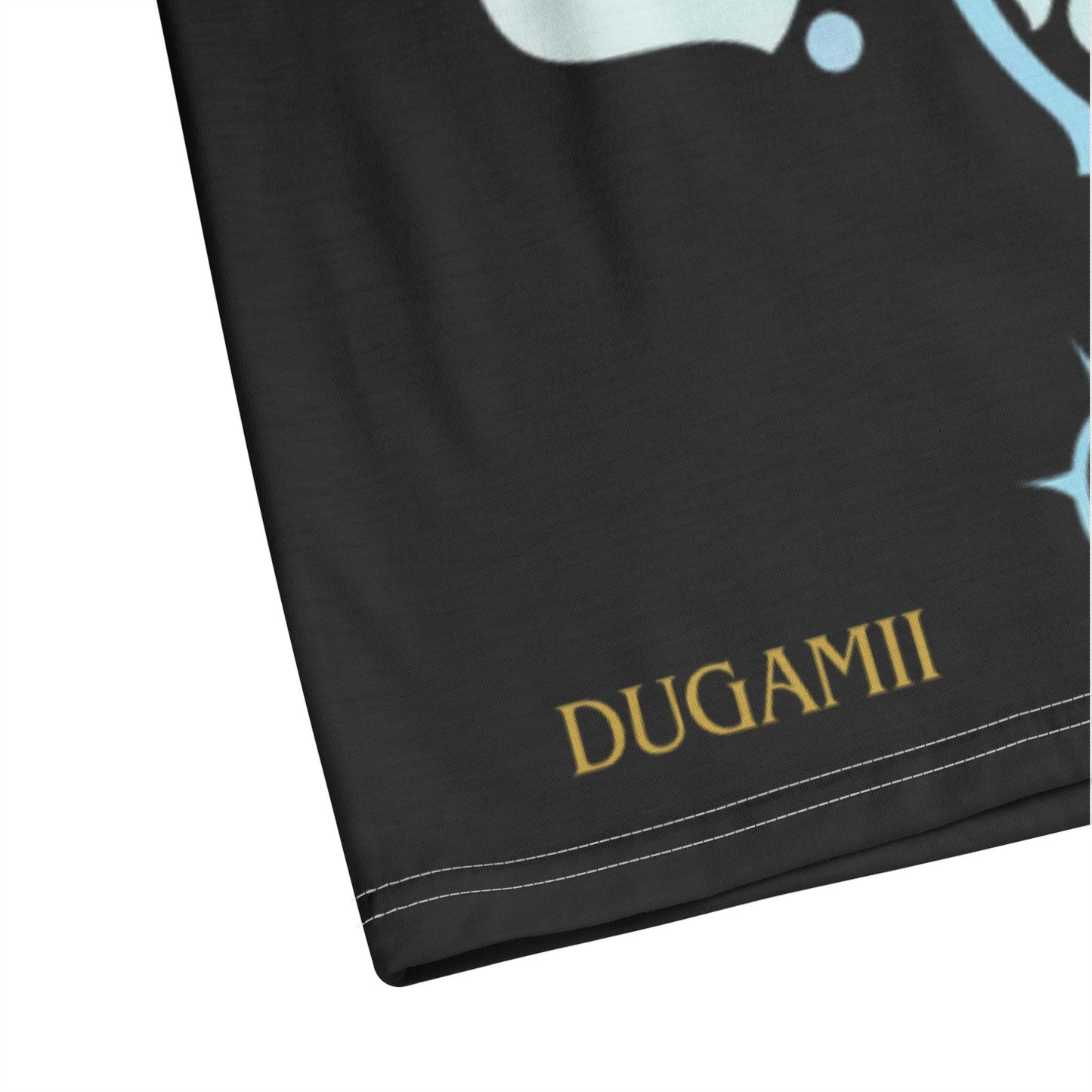 Men's DuGamii Lock and Key Black Shirt With White Sleeves