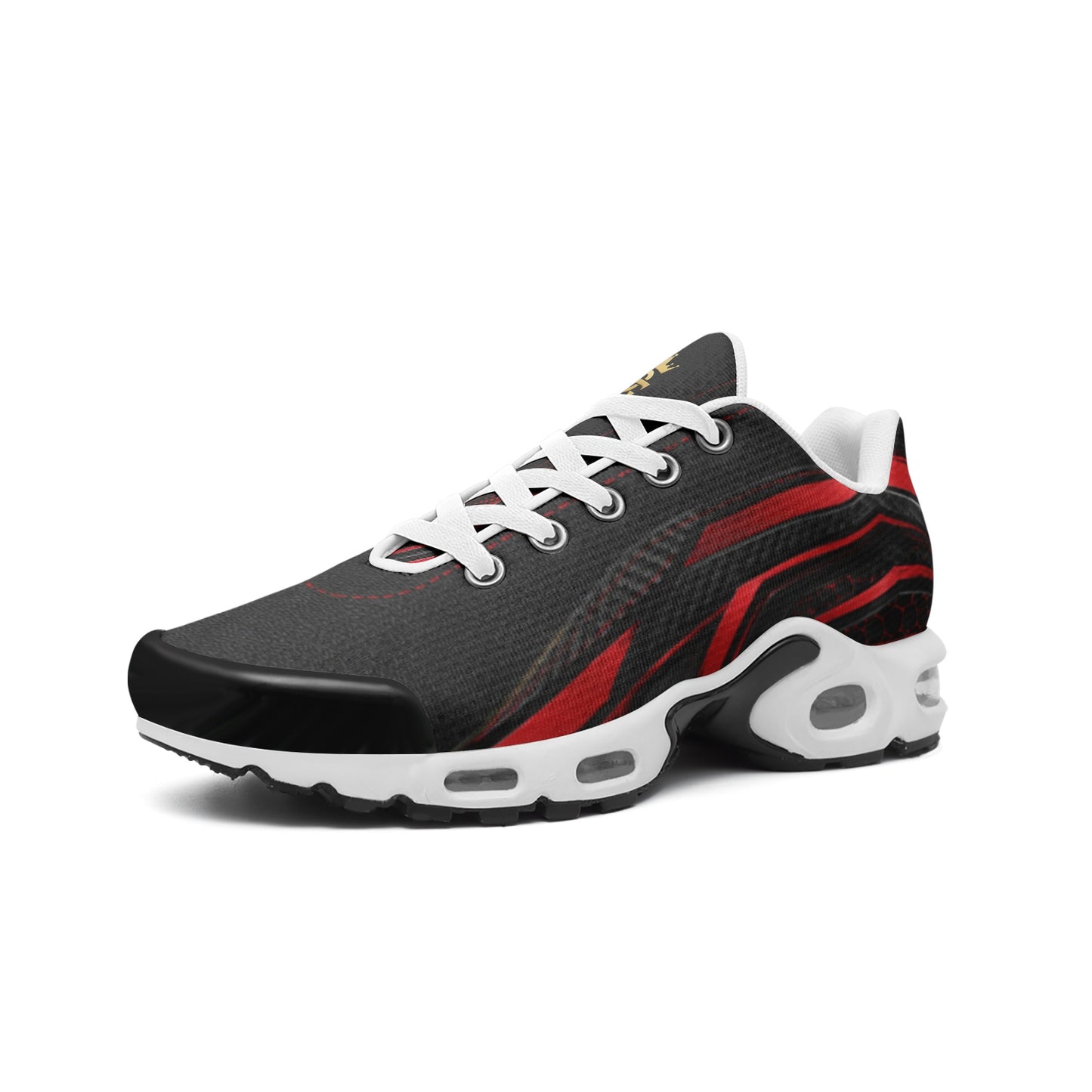 DuGamii V1 “Redline” Black Crimson Performance Sneakers