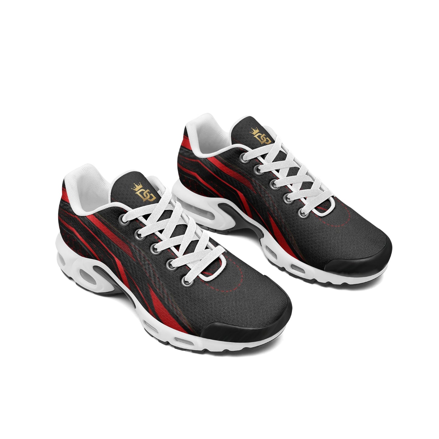 DuGamii V1 “Redline” Black Crimson Performance Sneakers
