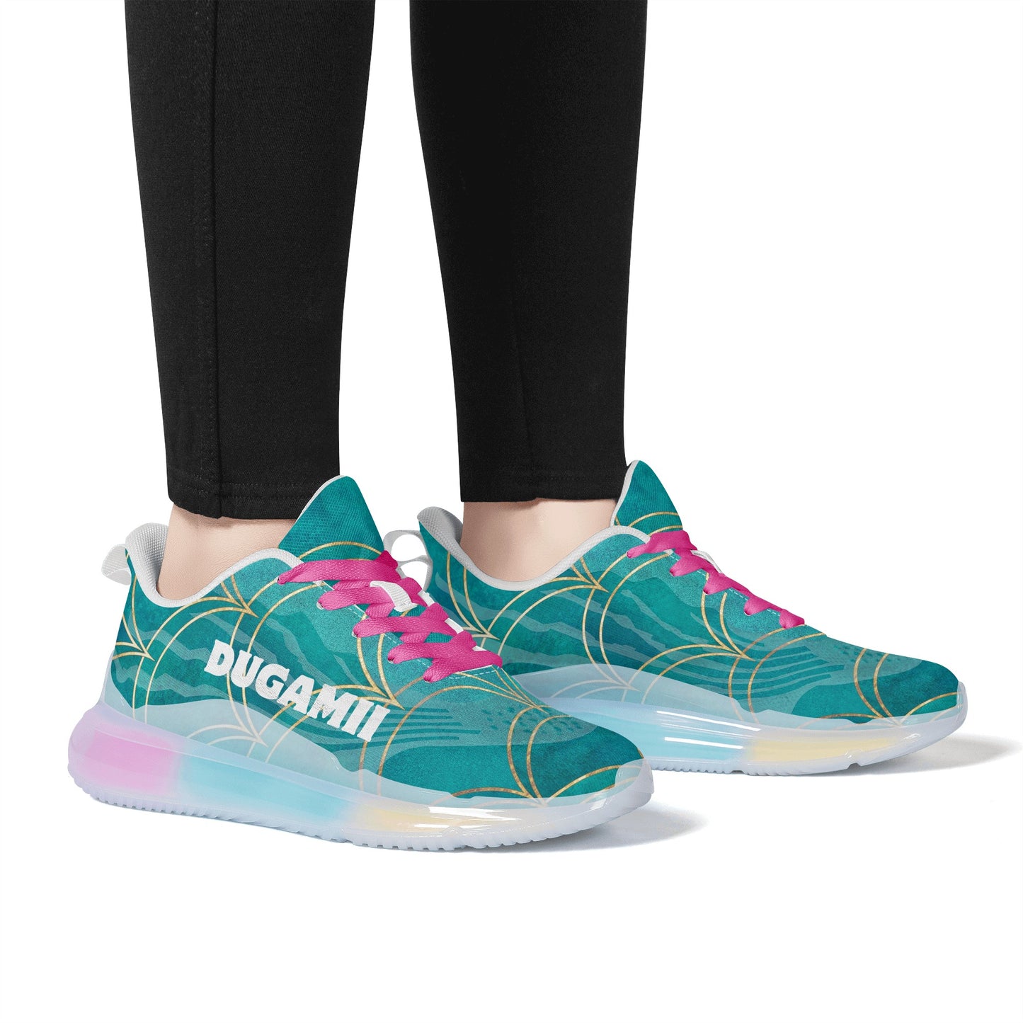 DuGamii Women's Rainbow Cotton Candy Running Shoes
