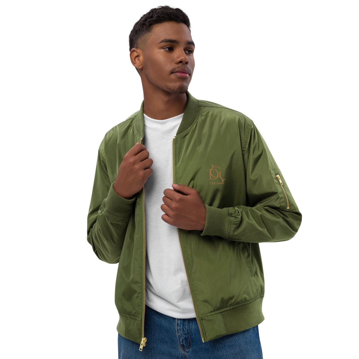 Dugamii Premium Unsex Recycled Bomber Jacket