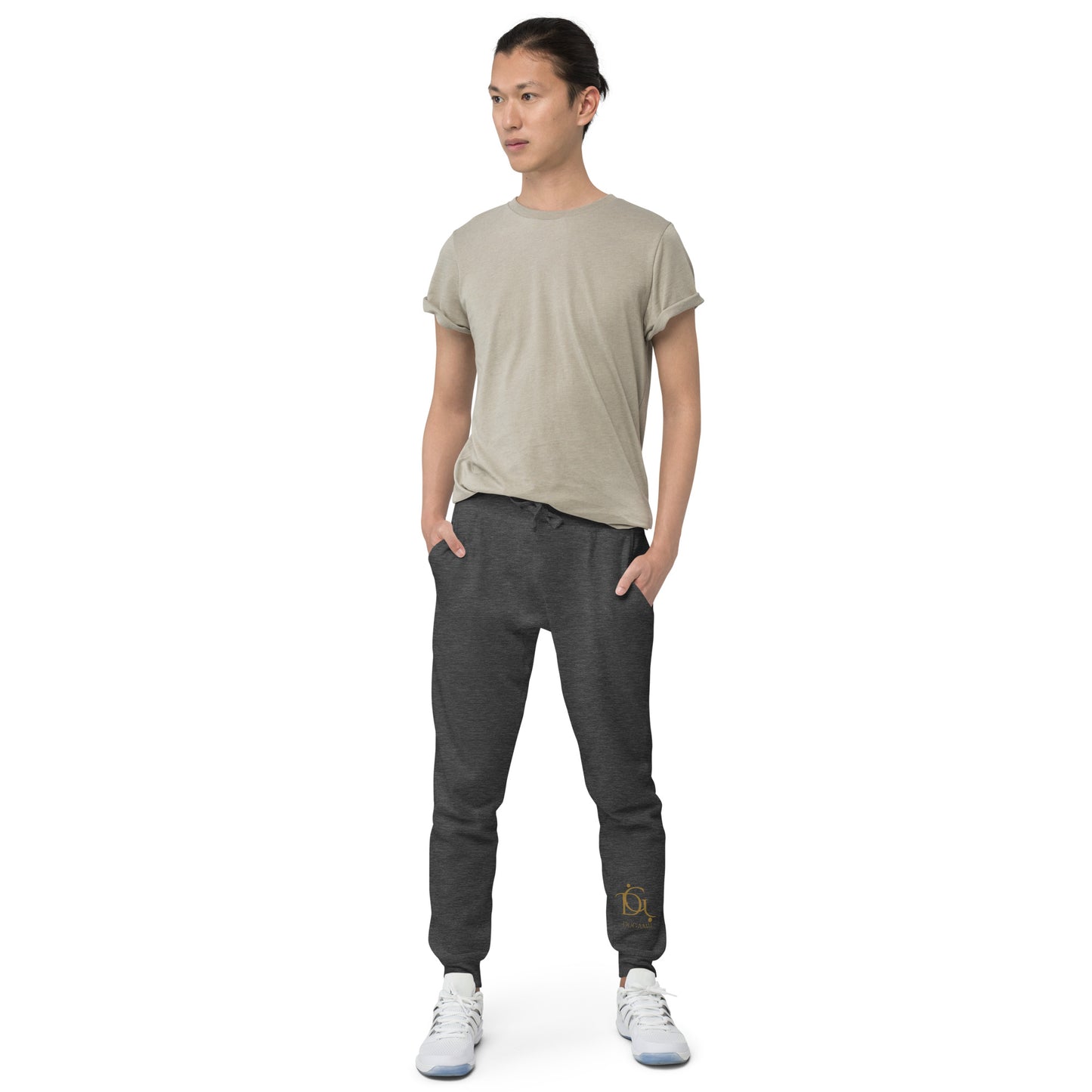 DuGamii Logo Printed Unisex Fleece Sweatpants