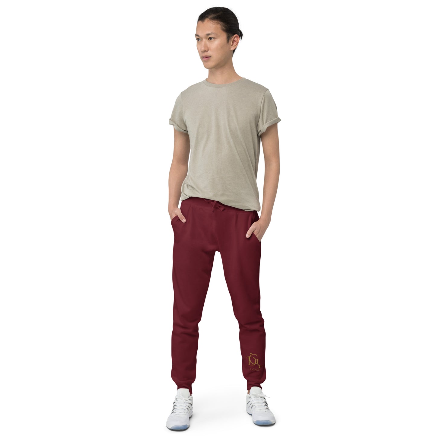 DuGamii Logo Printed Unisex Fleece Sweatpants