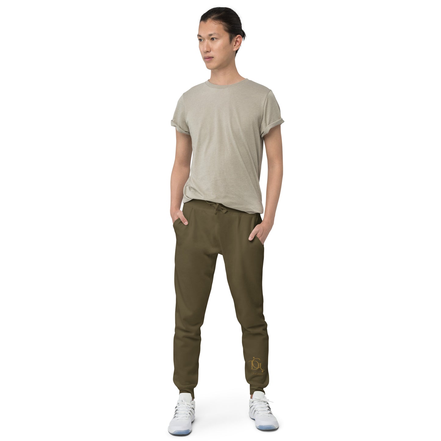 DuGamii Logo Printed Unisex Fleece Sweatpants